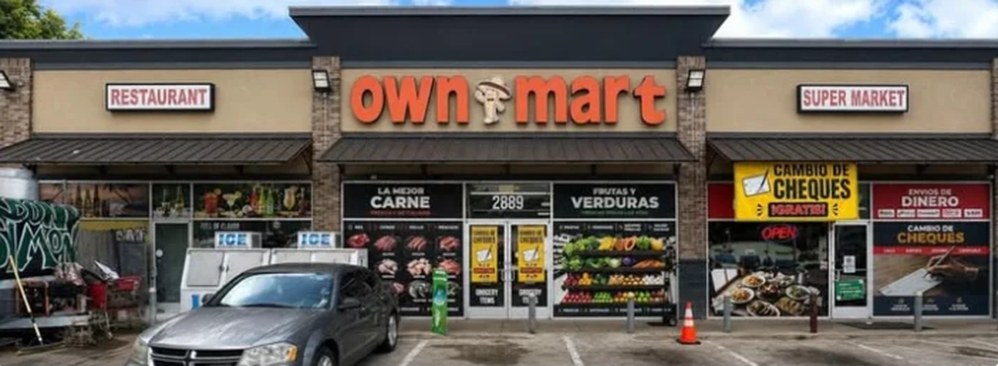 The Own Mart storefront on S Perkins Rd, Memphis